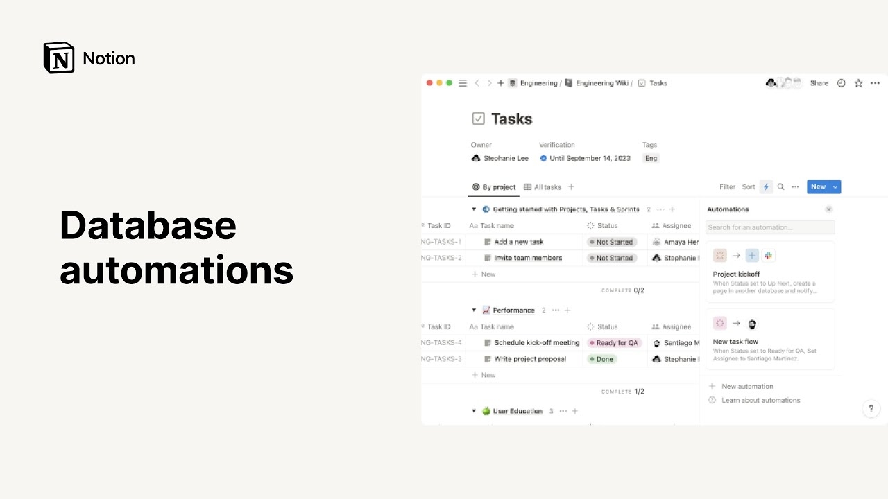 Automatizaciones de base de datos