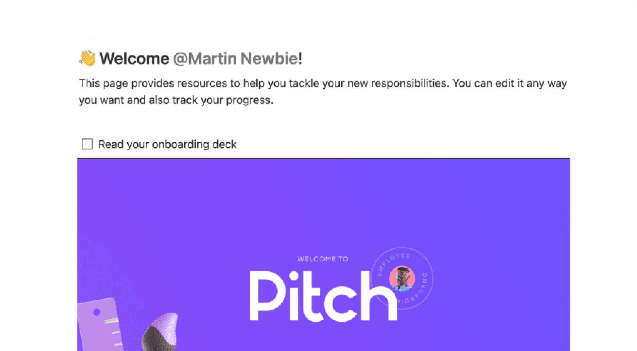 Liste de contrôle pour l’intégration