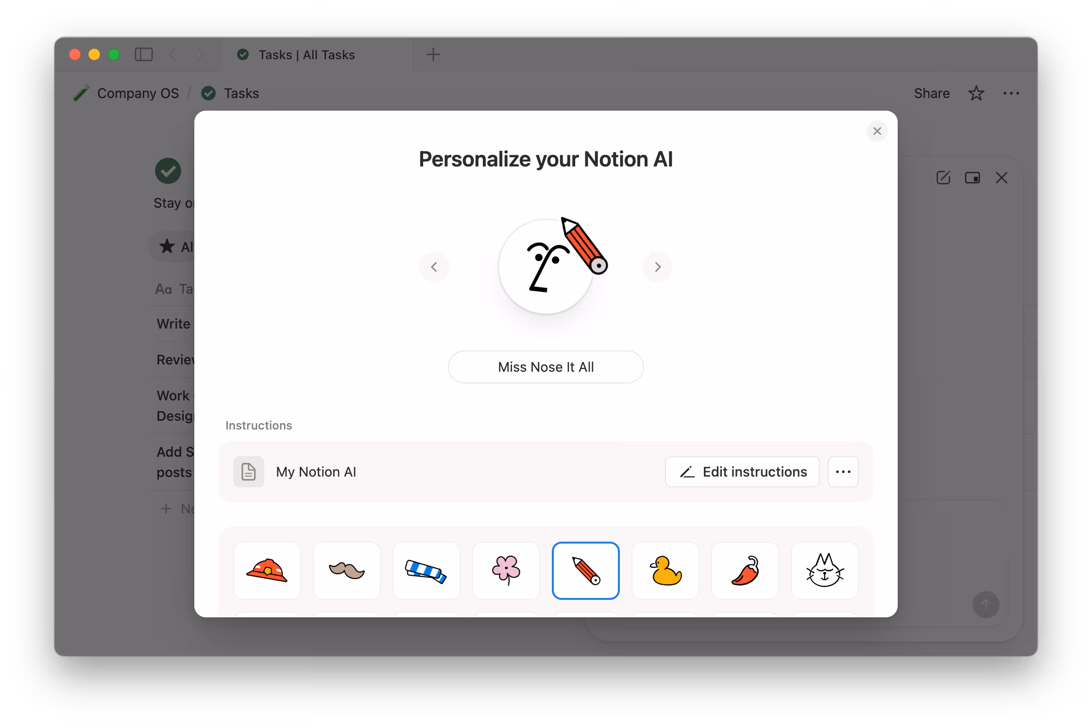 Para personalizar el agente: