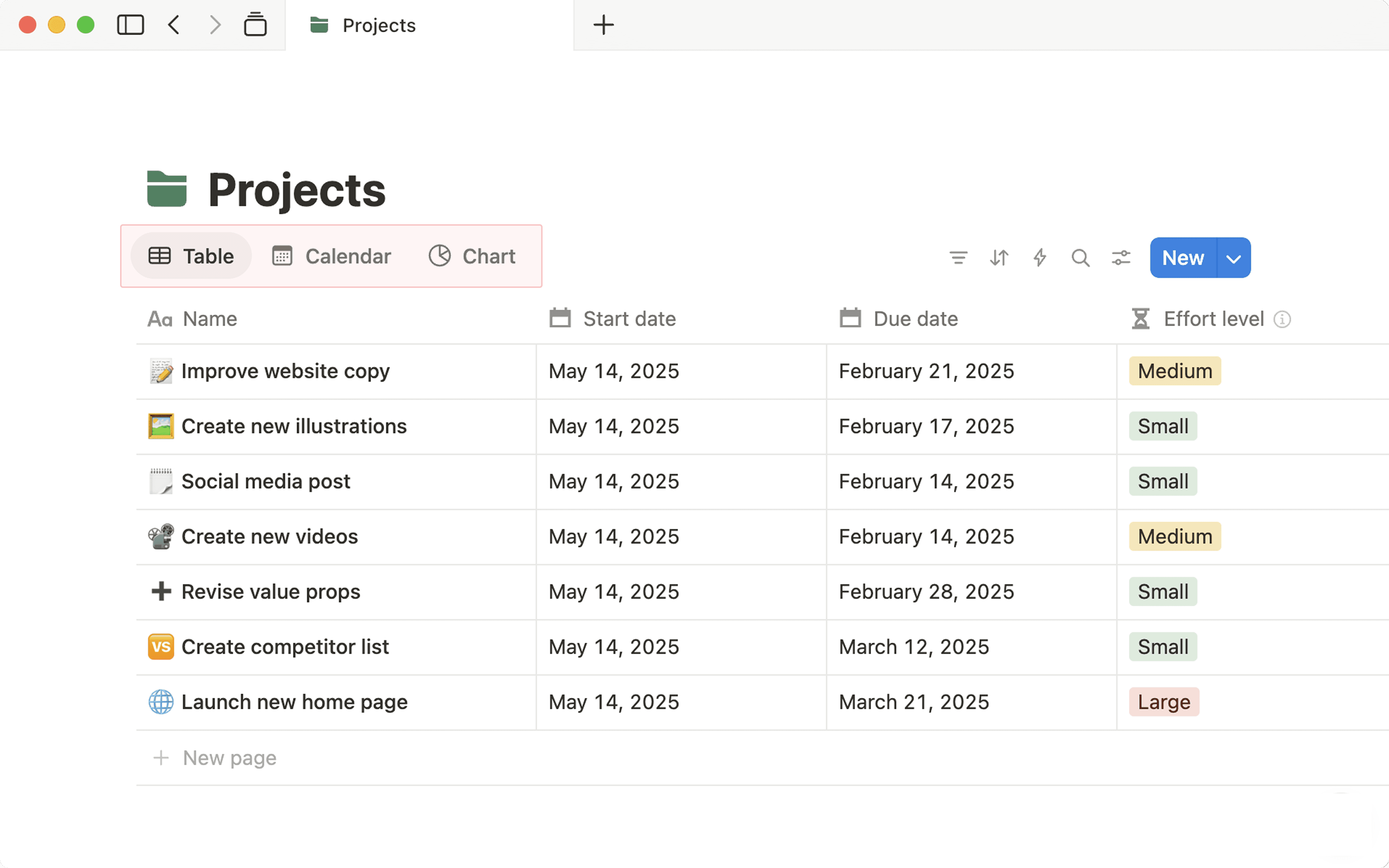 Passer d’une vue à l’autre