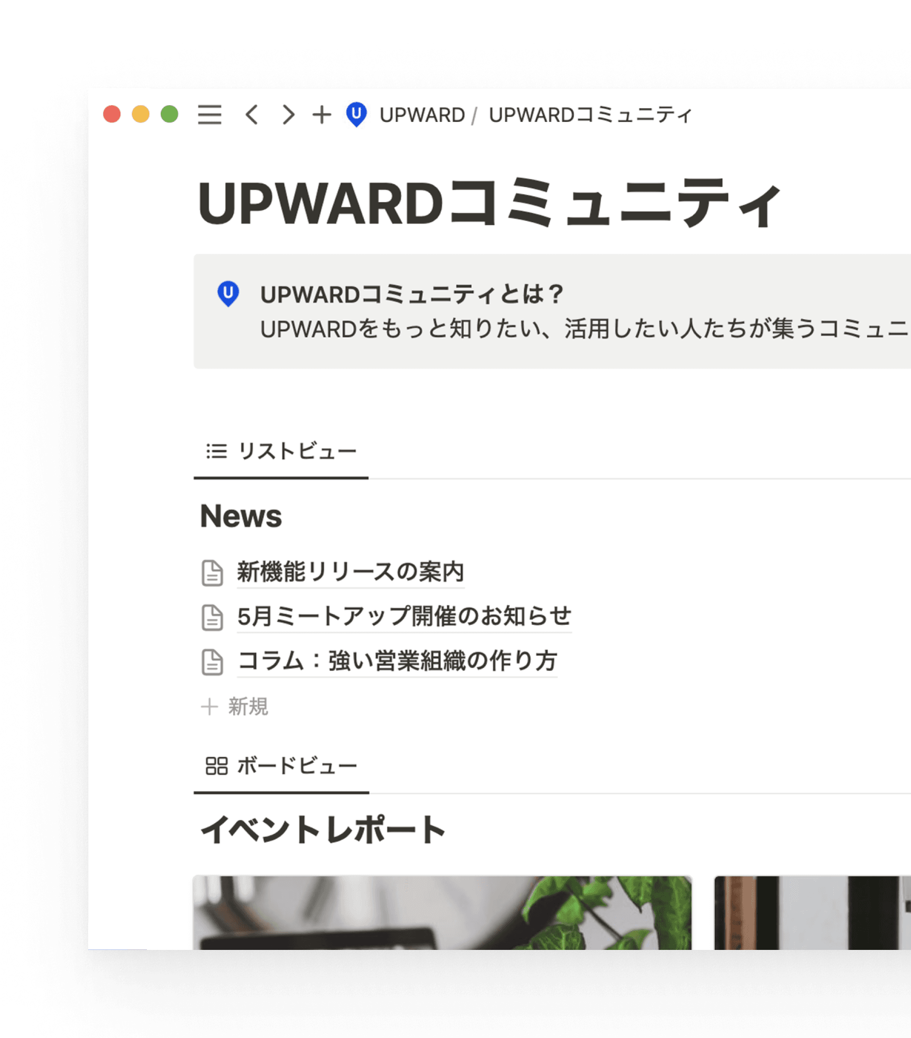刷新される情報を、更新のしやすいNotionで管理しています。