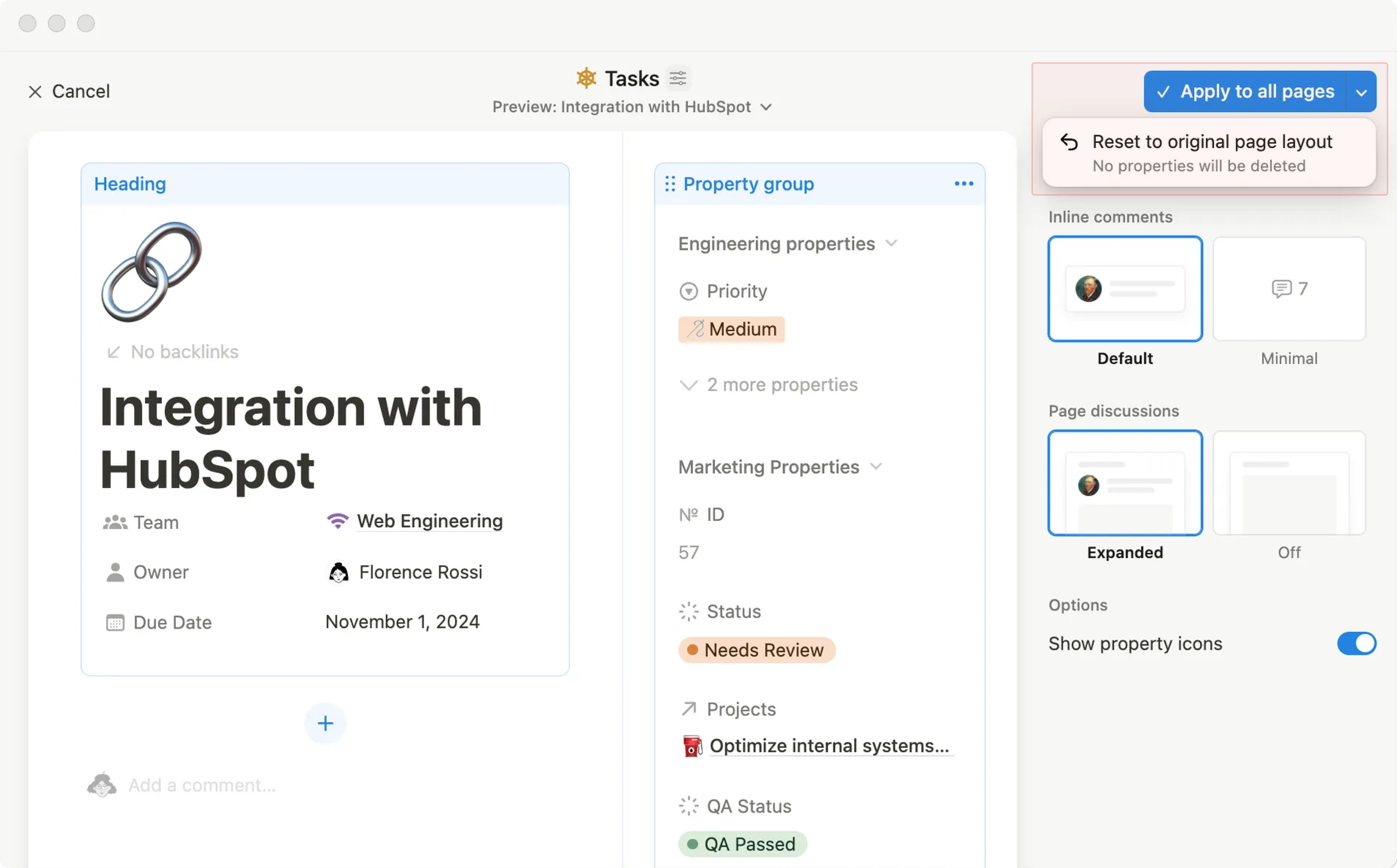 hc: apply to pages or reset