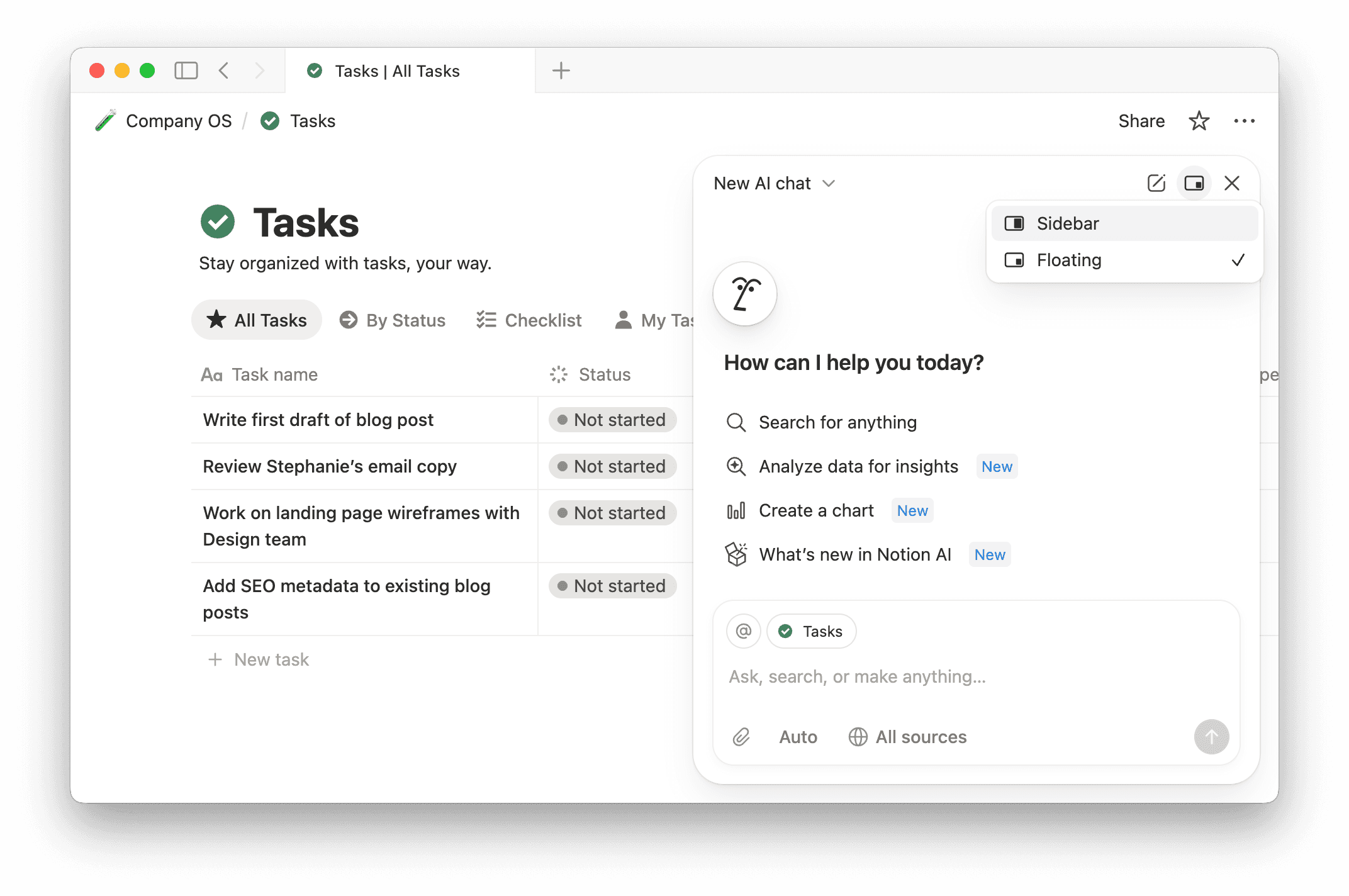 ca: cambiar al modo de chat
