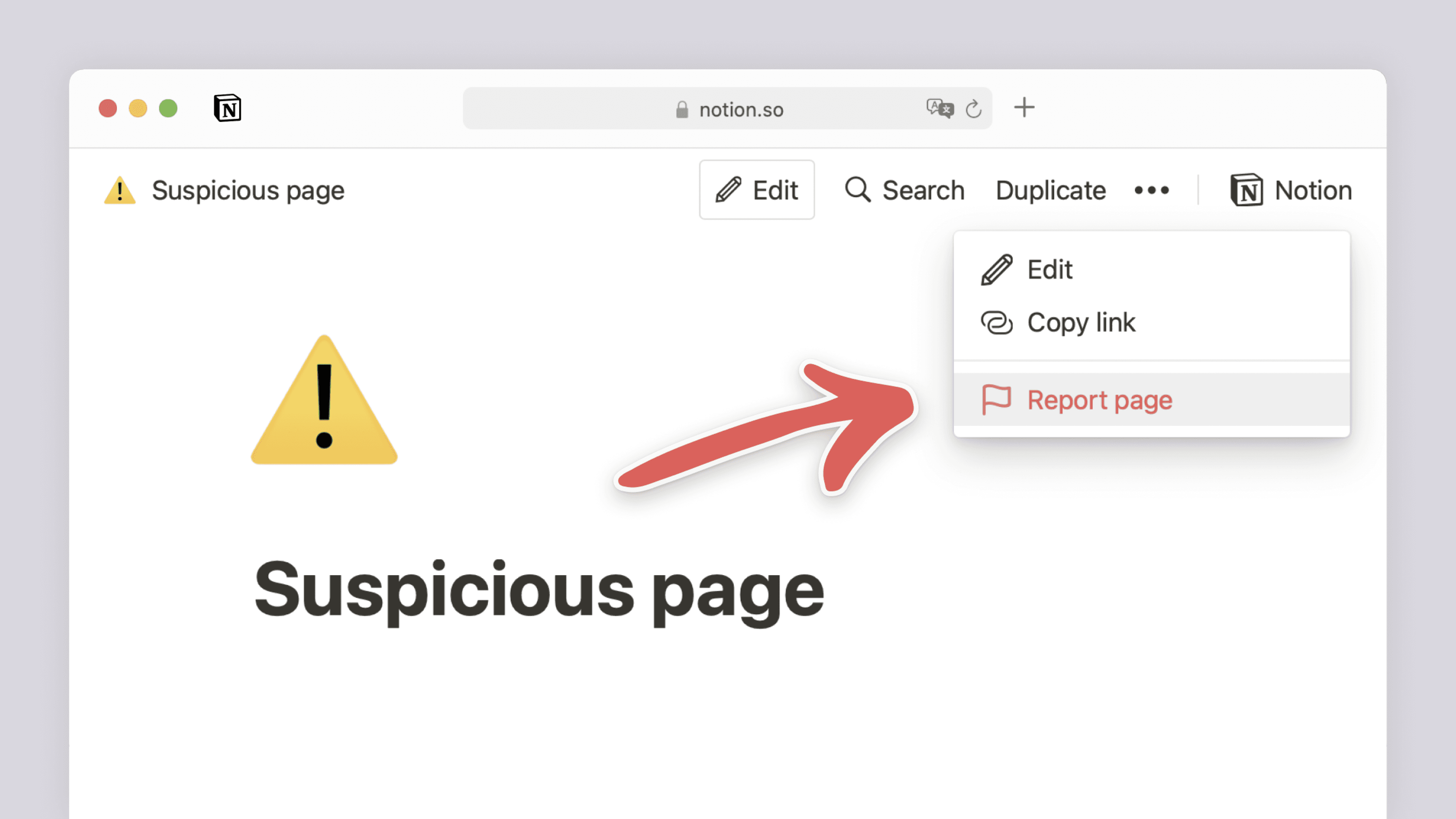 Signaler un contenu inapproprié ─ bannière
