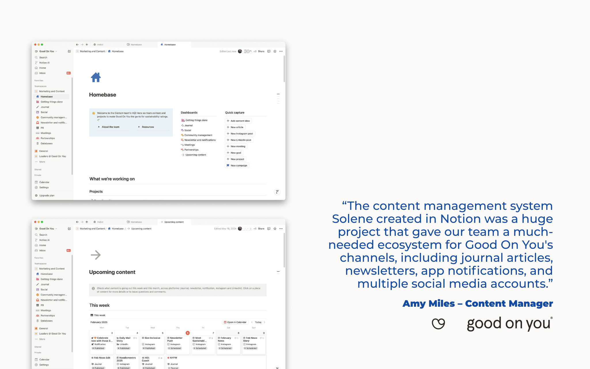 Content and Marketing System